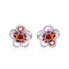 Pendientes Flor de Cerezo Rosa