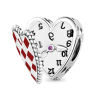 Colgante Mágico Reloj de Cuento de Hadas Corazón Abrible