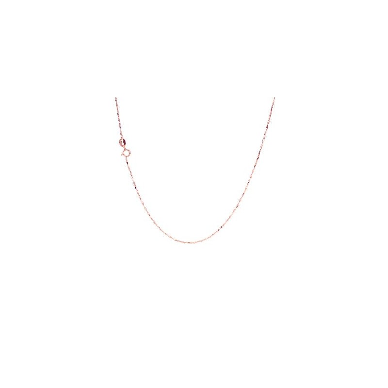 Cadena Básica en Plata s925 Chapado en Oro/Oro Rosa 18k