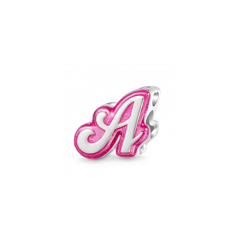 Gnoce Colgante Letra Barbie Rosa Personalizado